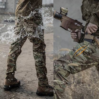 Camo Tactical Pocket Python Men's Cargo Pants IX6 - KINGEOUS