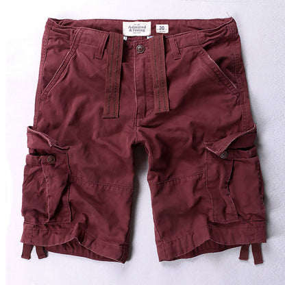 Outdoor Casual Cotton Men's Cargo Shorts