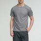 Solid Color Elastic Quick-drying Short Sleeve Men's T-Shirt