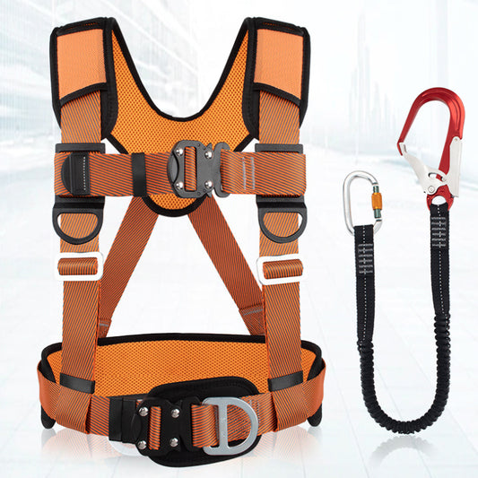 High-altitude Construction Work Half Body Anti-fall Safety Belt Set
