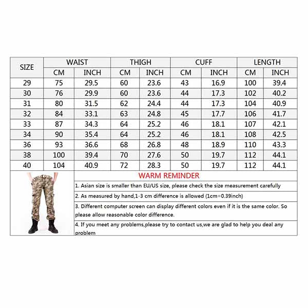 Military Camo High-grade Washed  Men's Pants